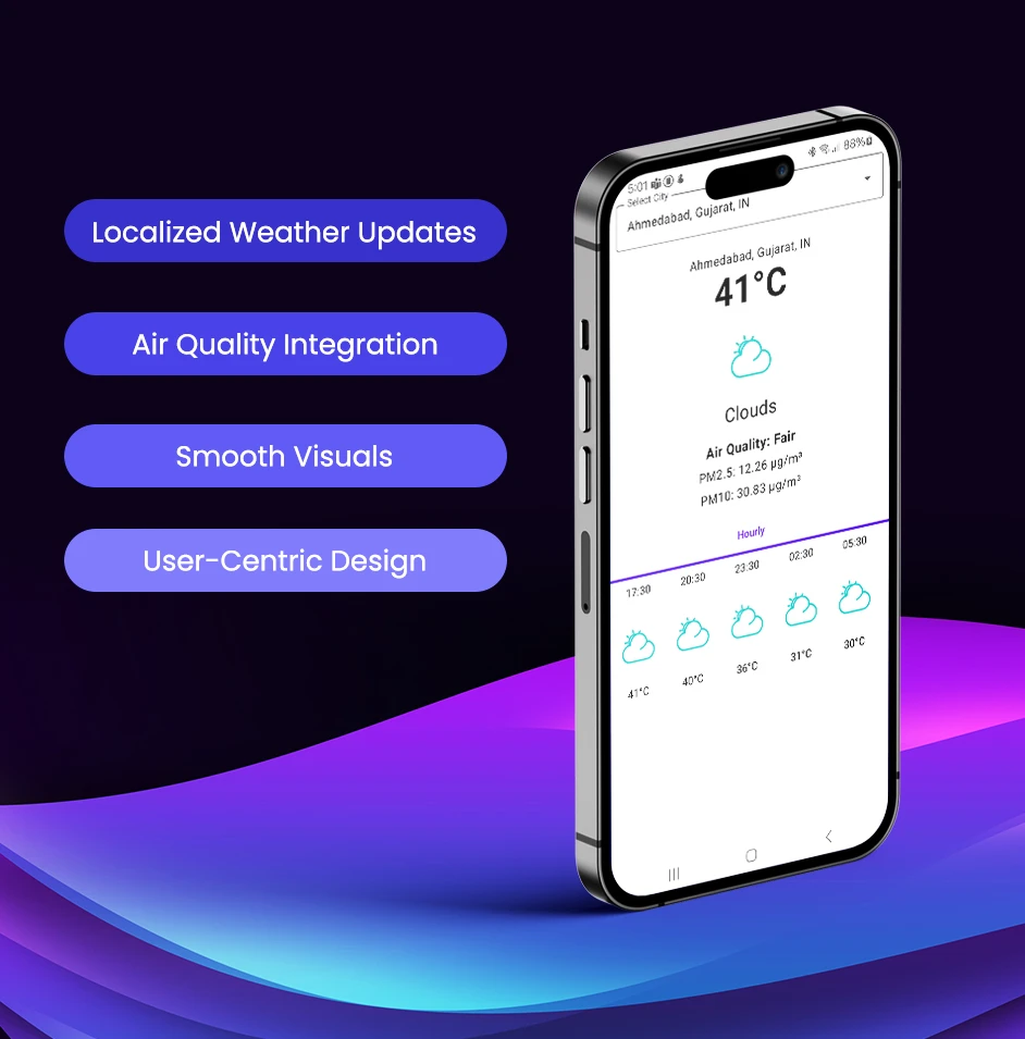 weather app key outcomes