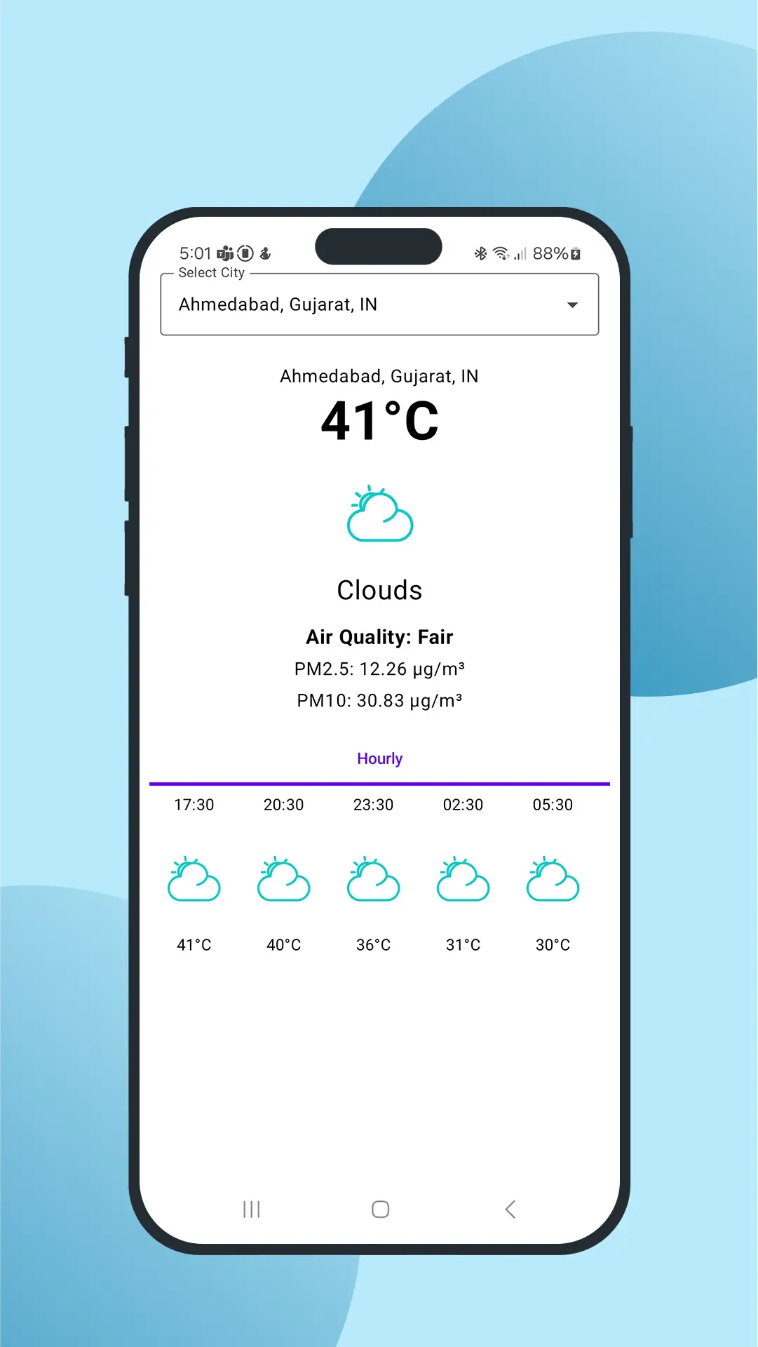 weather app screen 1