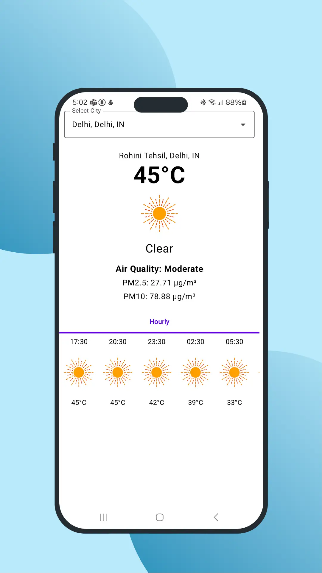 weather app screen 2
