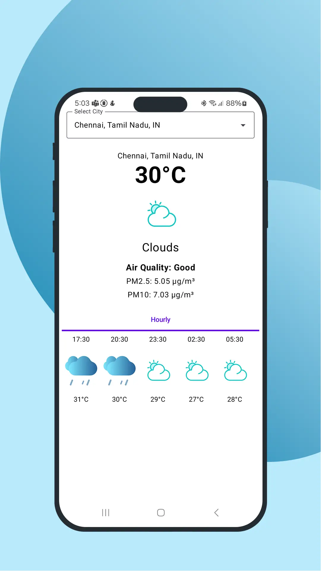 weather app screen 4
